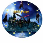 Ceas Harry Potter, Lemn, 40 cm, CSDUV185 - imagine 5