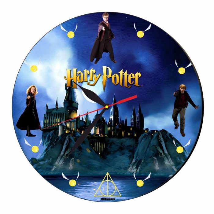 Ceas Harry Potter, Lemn, 40 cm, CSDUV185 - imagine 1