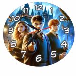 Ceas Harry Potter, Lemn, 40 cm, CSDUV186 - imagine 5