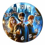 Ceas Harry Potter, Lemn, 40 cm, CSDUV186 - imagine 4