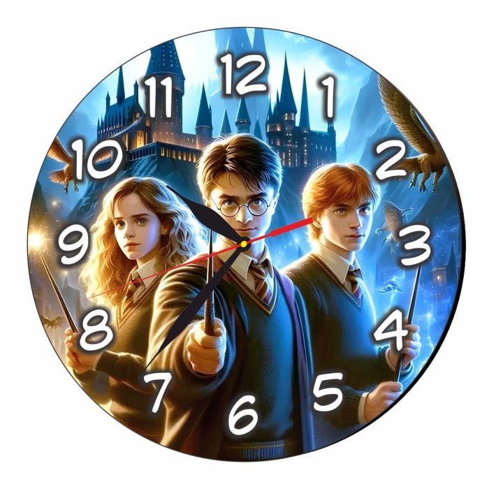 Ceas Harry Potter, Lemn, 40 cm, CSDUV186 - imagine 4