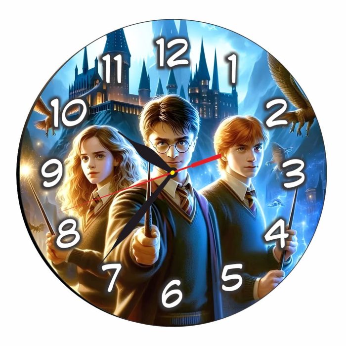 Ceas Harry Potter, Lemn, 40 cm, CSDUV186 - imagine 1