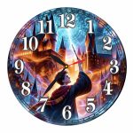 Ceas Harry Potter, Lemn, 40 cm, CSDUV188 - imagine 4