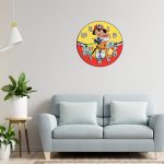 Ceas Pikachu, Pokemon, Lemn, CSDUV193 - imagine 2