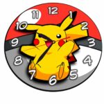 Ceas Pikachu, Pokemon, Lemn, CSDUV196 - imagine 5