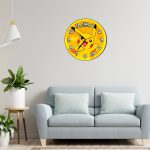 Ceas Pikachu, Pokemon, Lemn, CSDUV198 - imagine 2