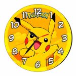 Ceas Pikachu, Pokemon, Lemn, CSDUV198 - imagine 4