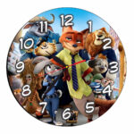 Ceas Zootopia, Lemn, CSDUV199 - imagine 4