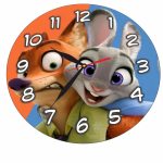 Ceas Zootopia, Lemn, CSDUV200 - imagine 5