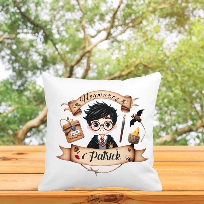 Perna personalizata cu nume, Gradinita, Harry Potter, 40x40 cm, PGR059 - imagine 3