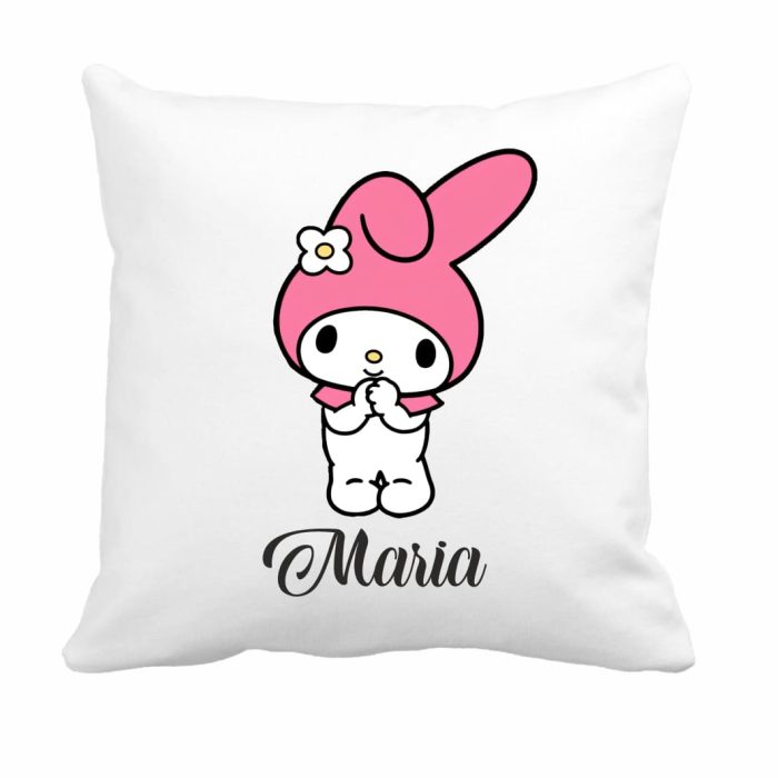 Perna personalizata cu nume, Gradinita, My Melody, 40x40 cm, PGR068 - imagine 1