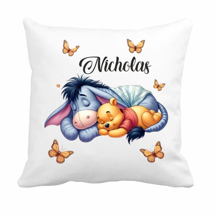 Perna personalizata cu nume, Gradinita, Winnie the Pooh, 40x40 cm, PGR082 - imagine 1