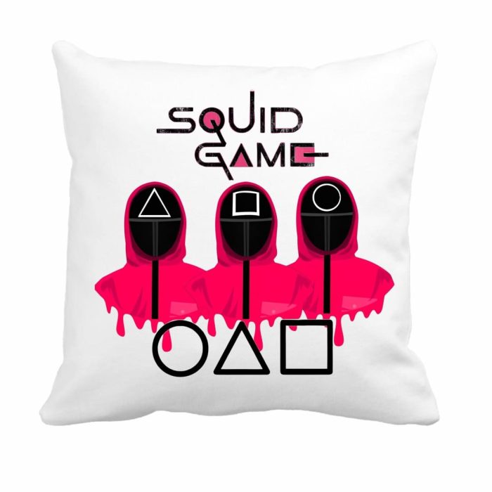 Perna cu Squid Games, Multicolor, 40x40 cm, PGR115 - imagine 1