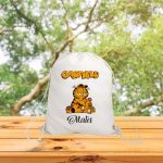 Rucsac personalizat cu nume, Gradinita, Garfield, 43x34 cm, RGR060 - imagine 3