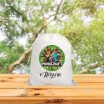 Rucsac personalizat cu nume, Gradinita, MineCraft, 43x34 cm, RGR062 - imagine 3