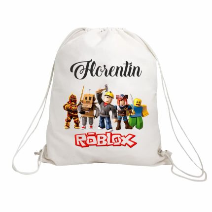 Rucsac personalizat cu nume, Gradinita, Roblox, 43x34 cm, RGR077