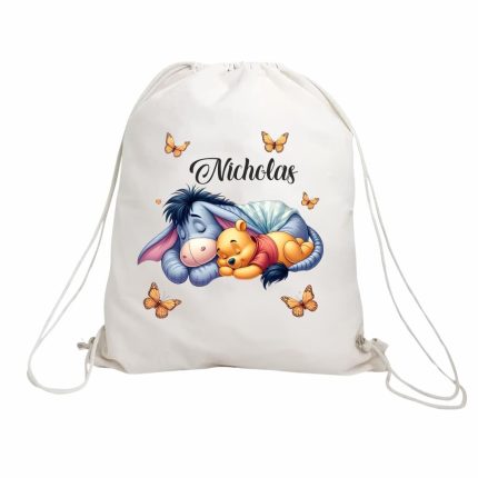 Rucsac personalizat cu nume, Gradinita, Winnie The Pooh, 43x34 cm, RGR082