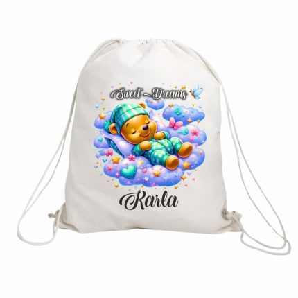 Rucsac personalizat cu nume, Gradinita, Winnie The Pooh, 43x34 cm, RGR085