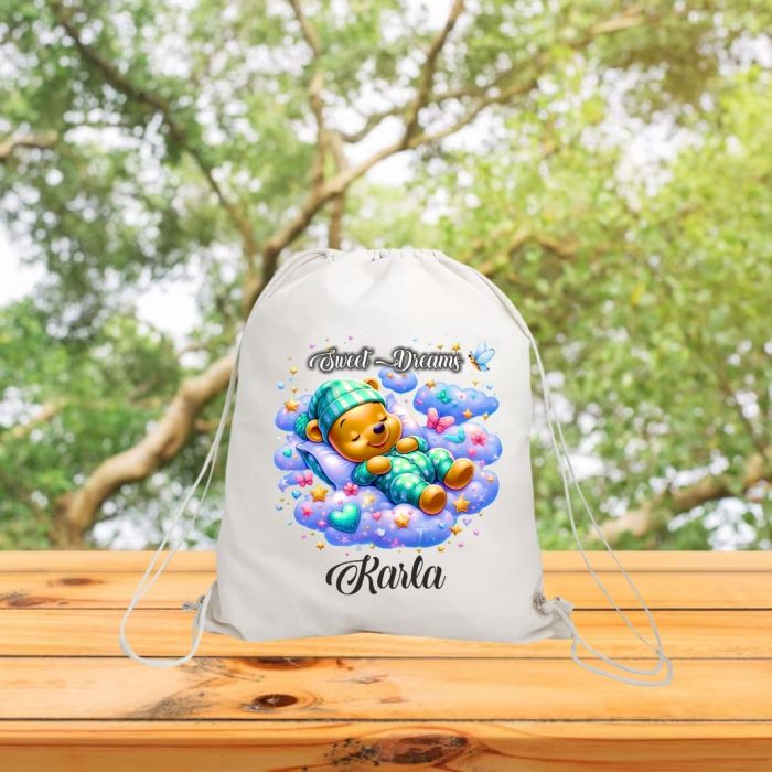 Rucsac personalizat cu nume, Gradinita, Winnie The Pooh, 43x34 cm, RGR085 - imagine 3