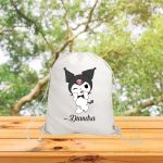 Rucsac personalizat cu nume, Gradinita, Kuromi, 43x34 cm, RGR086 - imagine 3