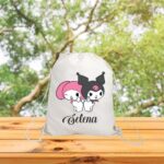 Rucsac personalizat cu nume, Gradinita, Kuromi, My Melody, 43x34 cm, RGR088 - imagine 3