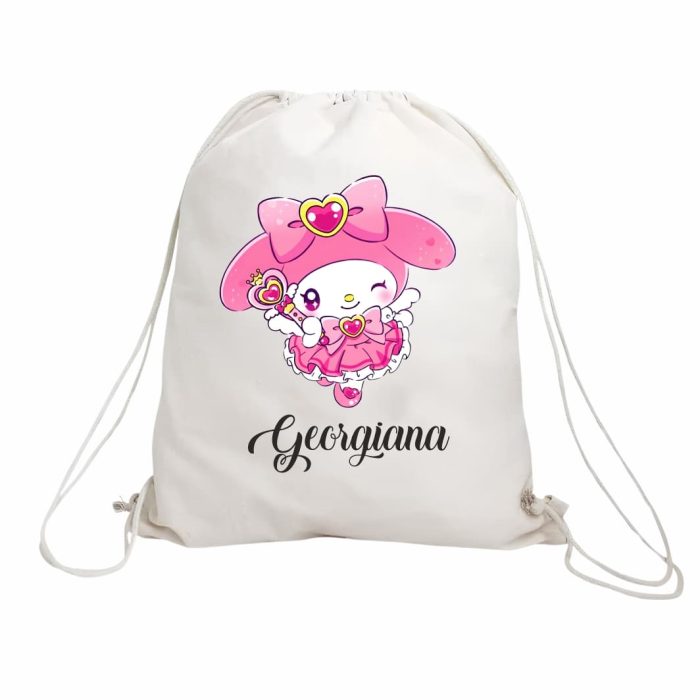 Rucsac personalizat cu nume, Gradinita, My Melody, 43x34 cm, RGR090 - imagine 1