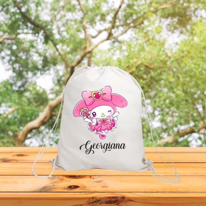 Rucsac personalizat cu nume, Gradinita, My Melody, 43x34 cm, RGR090 - imagine 3