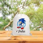 Rucsac personalizat cu nume, Gradinita, Sonic, 43x34 cm, RGR098 - imagine 3
