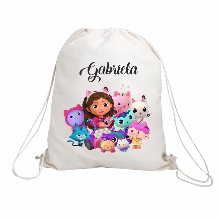 Rucsac personalizat cu nume, Gradinita, Gabby’s Dollhouse, 43x34 cm, RGR104 - imagine 1