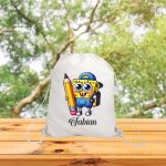 Rucsac personalizat cu nume, Gradinita, SpongeBob, 43x34 cm, RGR106 - imagine 3