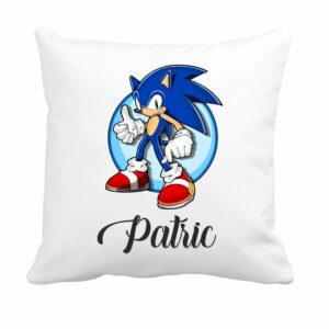 perna copii personalizata sonic cerc albastru