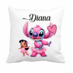 perna copii personalizata stitch roz