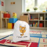 rucsac copii personalizat garfield amuzant lateral
