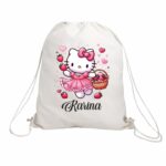 rucsac copii personalizat hello kitty capsuni