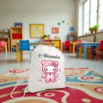 rucsac copii personalizat hello kitty gradinita lateral