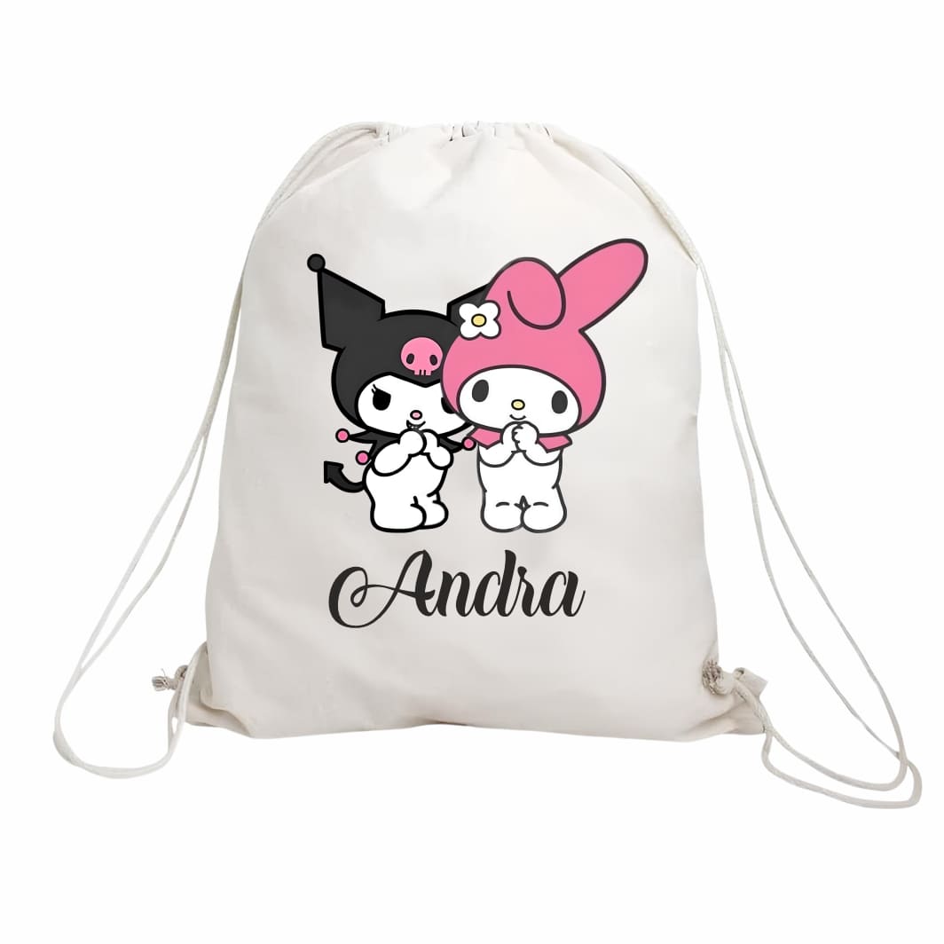 rucsac copii personalizat kuromi my melody secundara