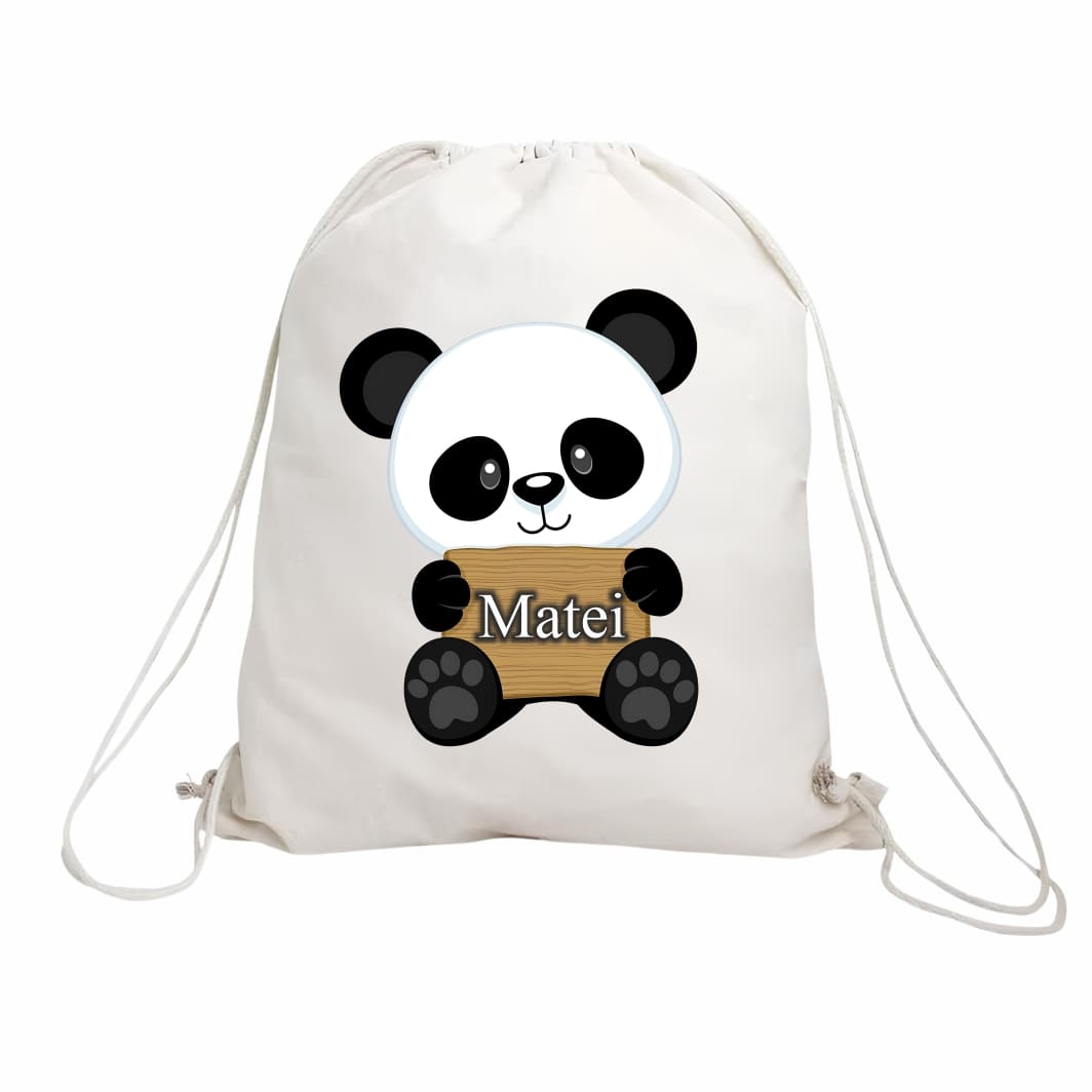 rucsac copii personalizat panda dragalas