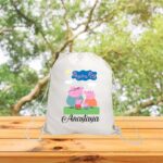 rucsac copii personalizat peppa pig familie