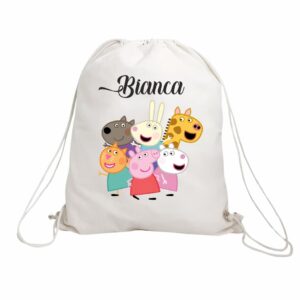 rucsac copii personalizat peppa pig prieteni