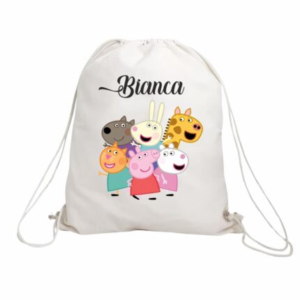 rucsac copii personalizat peppa pig prieteni