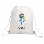 rucsac copii personalizat strumfita albastra