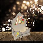 Cutie Aranjamente Florale, Lemn, Paste, CAPUV010 - imagine 5