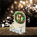 Cutie Aranjamente Florale, Lemn, Paste, CAPUV012 - imagine 5