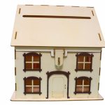 Cutie Dar, Tip Casa, Lemn, 30x30 cm, CDN007 - imagine 2