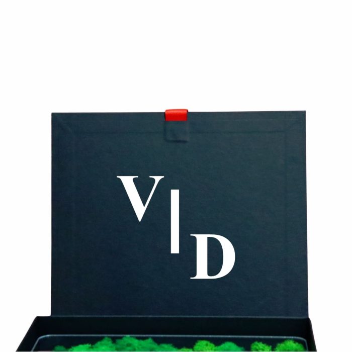 Cutie Cadou Cerere Nasi, Licheni, Verde, 23x23 cm, CLNUV009 - imagine 4