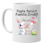 Cana personalizata, Paste, Alba, 350 ml, CNPUV005