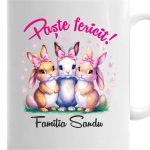 Cana personalizata Paste, Alba, 350 ml, CNPUV009 - imagine 3