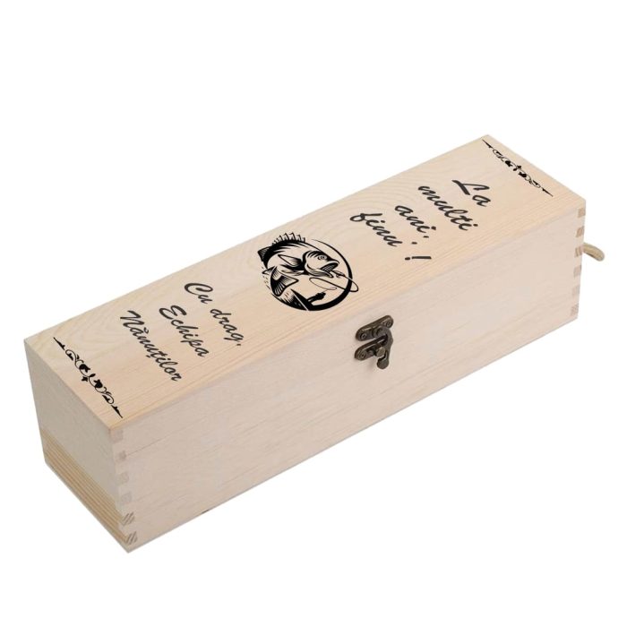 Cutie de vin, Personalizata, Fini, 35x10 cm, CTVN014 - imagine 2