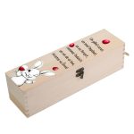 Cutie de vin, Paste, Lemn, 35x10x10 cm, CVP006 - imagine 4