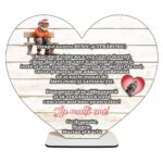 Decoratiune Cadou, Bunic, Lemn, 20x22cm, DCB003